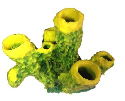 artificial coral six tube caribbean sponge