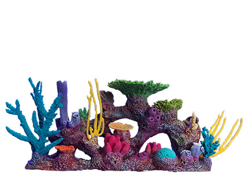 DM042PNP Large Artificial Coral Inserts Decor, Fake Coral Reef Decorations  for Colorful Freshwater Fish Aquariums, Marine and Saltwater Fish Tanks