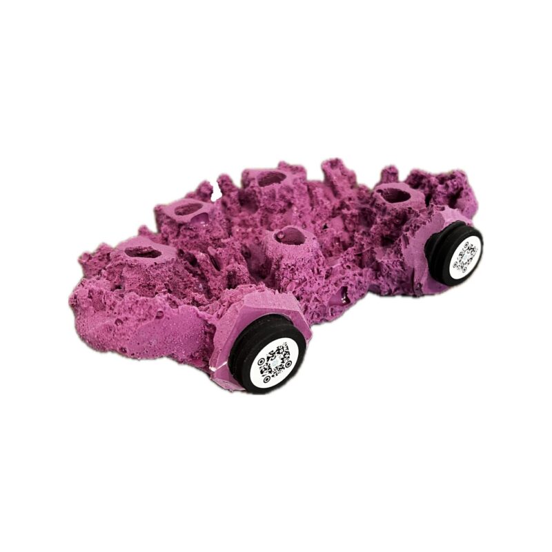 5 Hole Shelf Acropora Frag Rock MAGNETIC for Live coral plug ons - Image 2